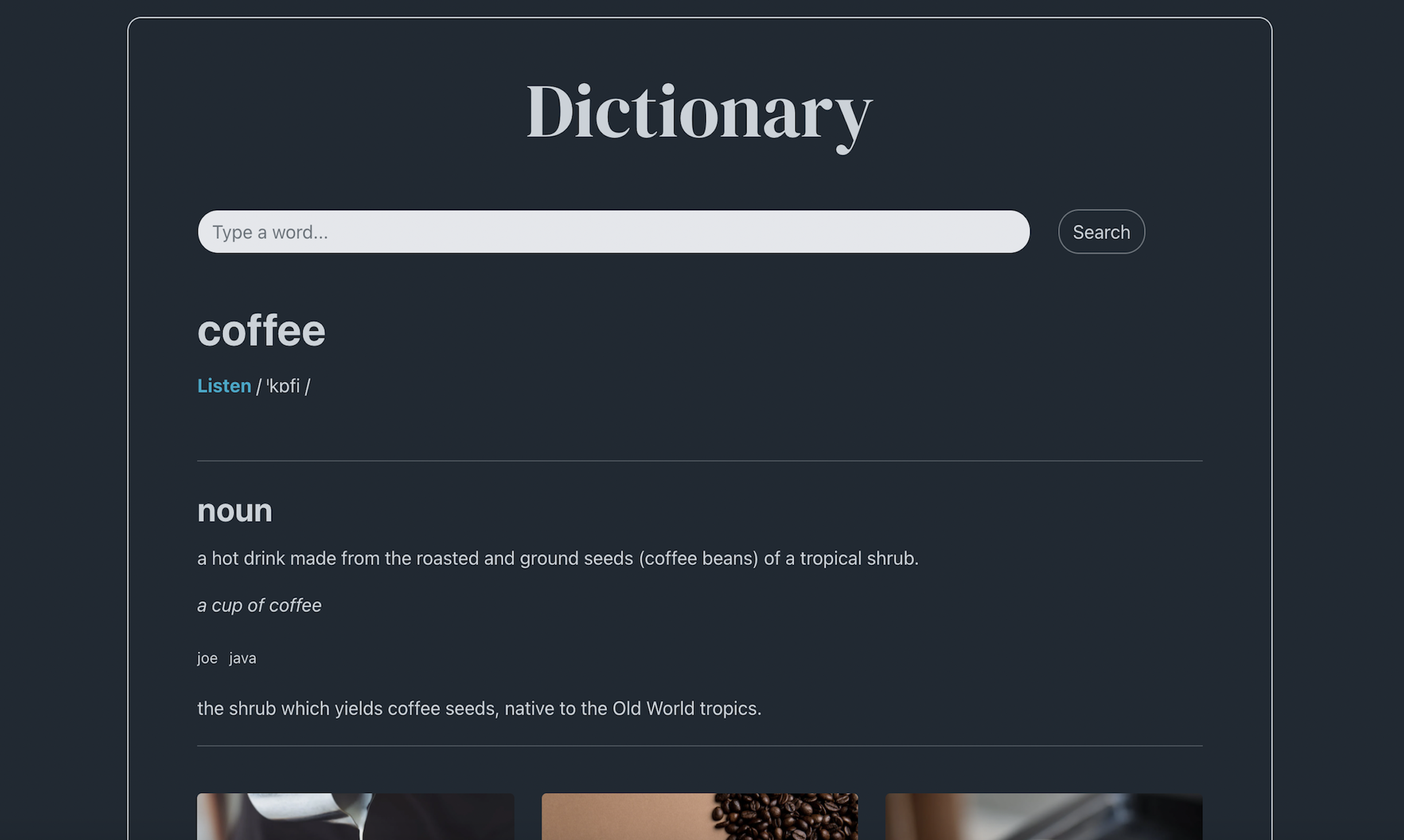 dictionary app